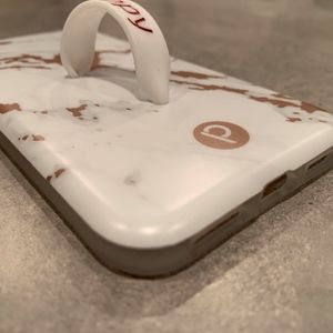 iPhone X/XS Loopy Case Pink Marble